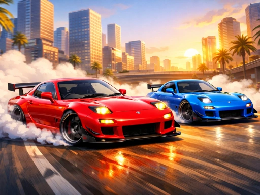 Two RX7 Drifters image